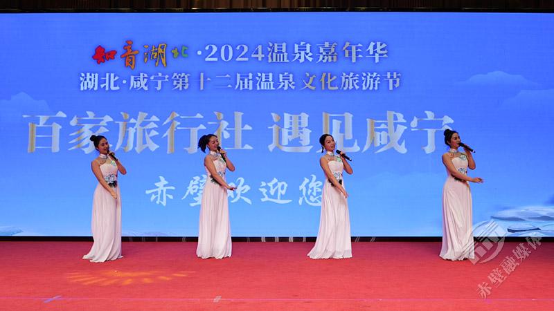 “知音湖北·2024温泉嘉年华”湖北·咸宁第十二届温泉文化旅游节百家旅行社遇见咸宁文旅推介会在赤壁市举行(图3)