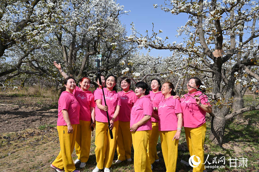 甘肃皋兰：黄河岸畔梨花香农文旅融合绘新景(图8)